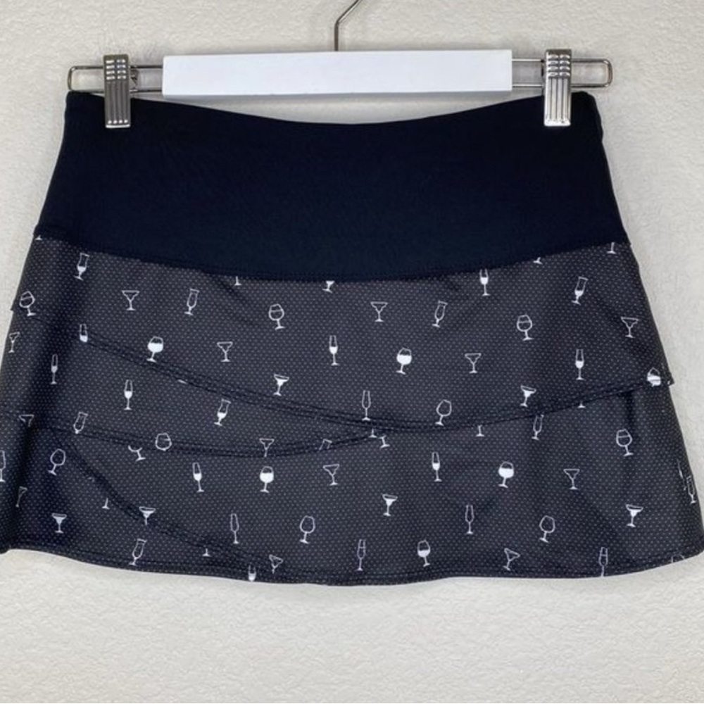 Lucky in Love Cheers to You Skort skirt size Small Tennis skirt - Picture 2 of 7